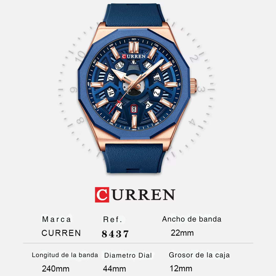 CURREN 8437 | Reloj Elegante para Hombre