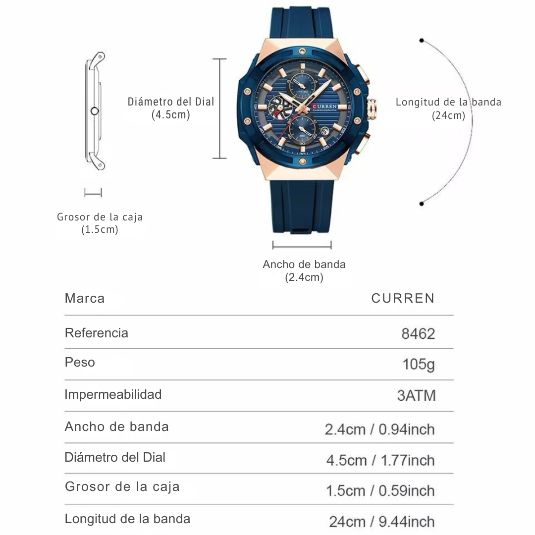 CURREN 8462 | Reloj Premium para Hombre